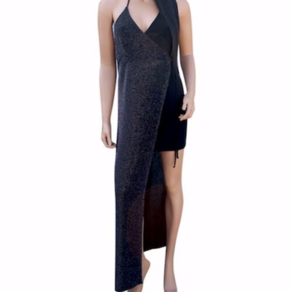 Black Glitter Dress